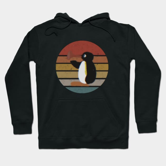 T-shirt lover penguin Hoodie by Mustafata996